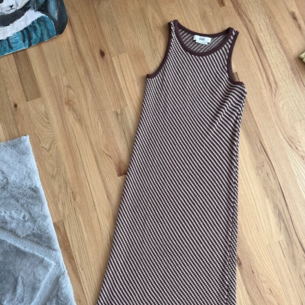 Woven midi dress